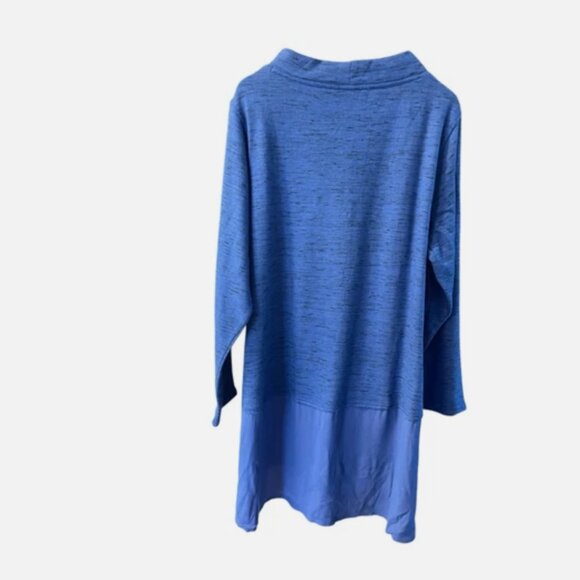 Soft Surroundings Sweater Layered Hem Lagenlook Tunic Top Women's size 3X - Picture 7 of 8